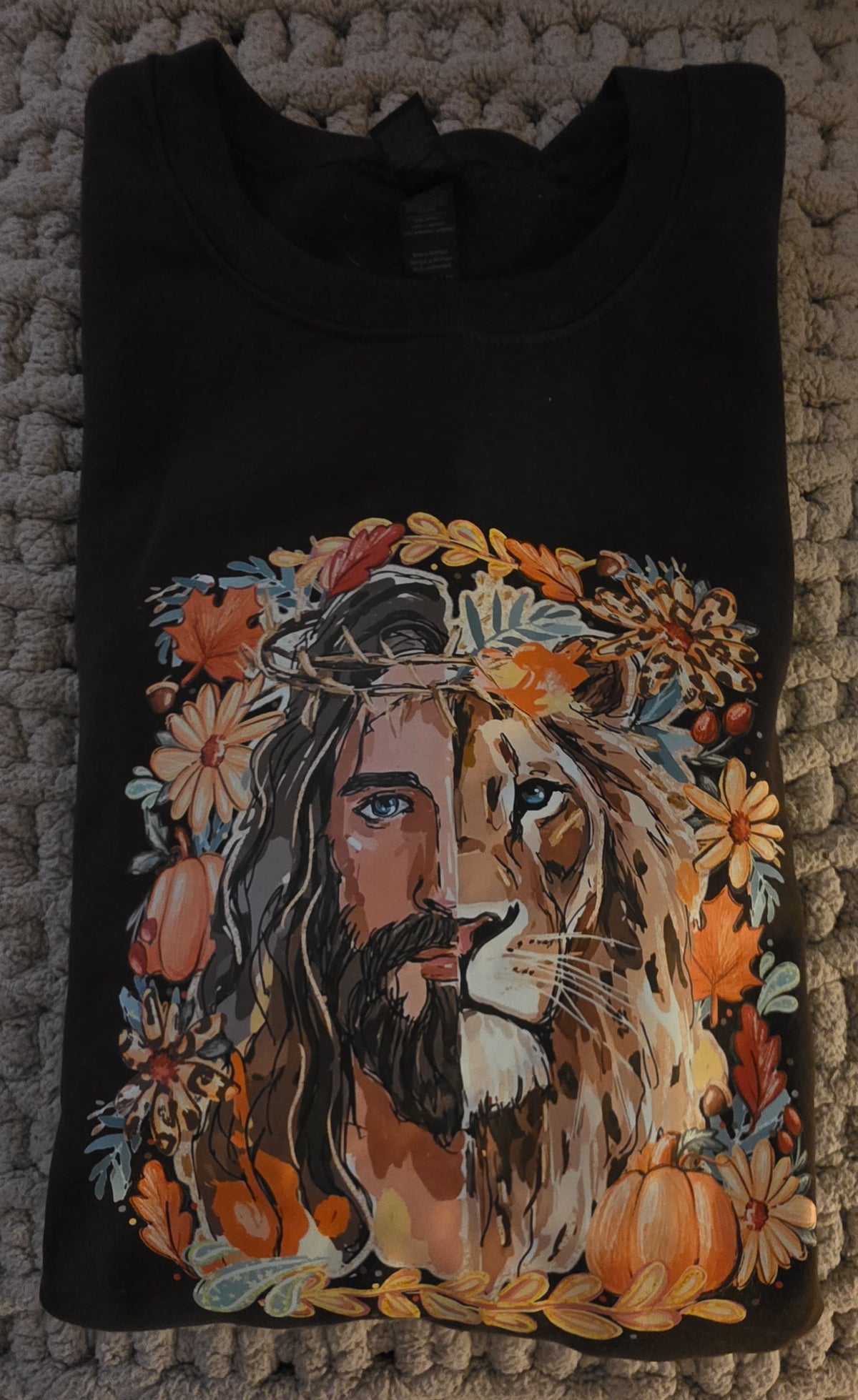 Jesus and Lion Crewneck