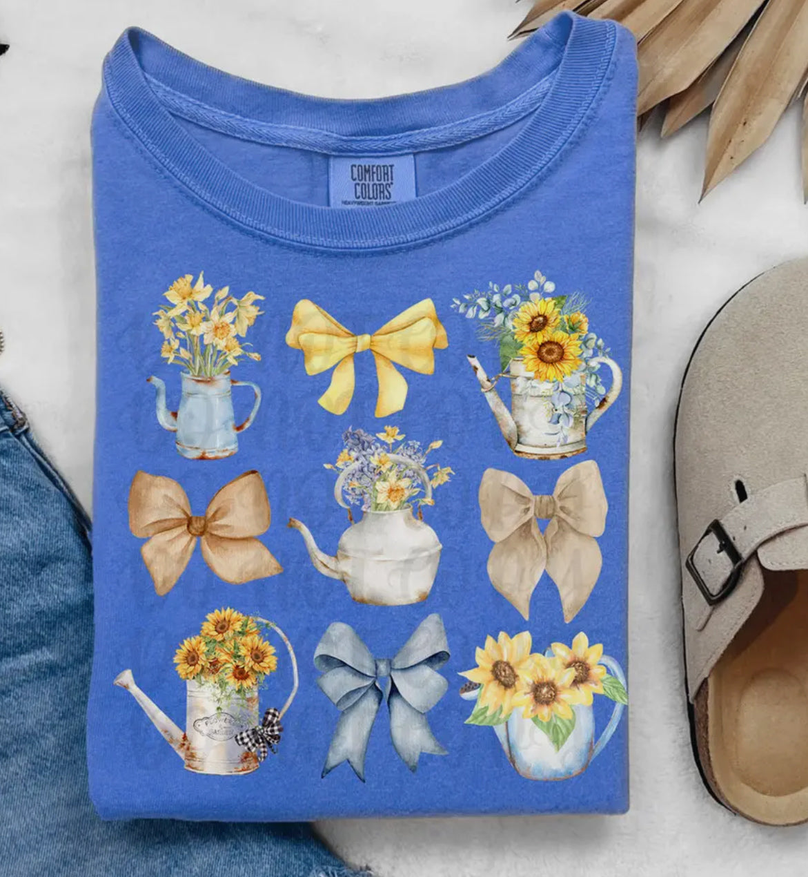 Flower Collage Spring T-Shirt image 0