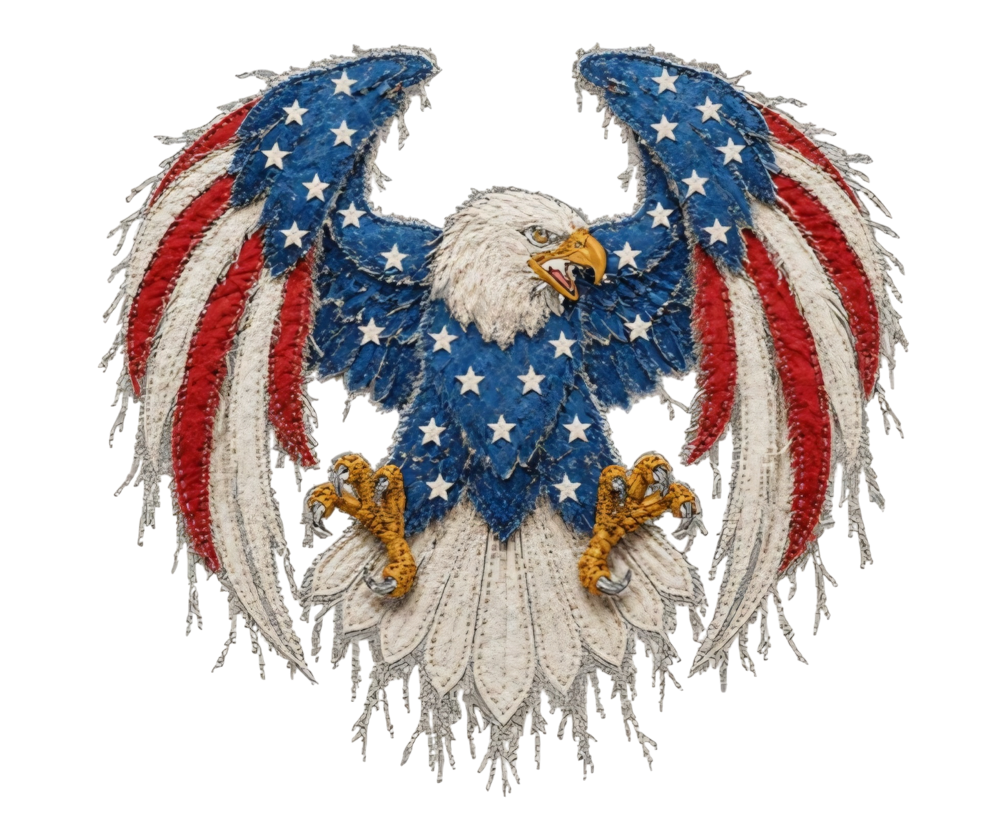 DTF AMERICAN EAGLE PATRIOTIC (2 TRANSFERS AVAILABLE)