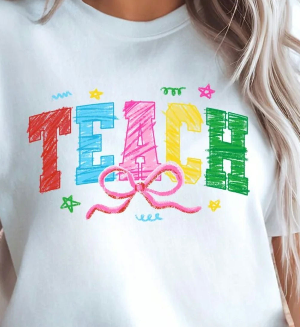 Teach in Crayon T-Shirt image 0