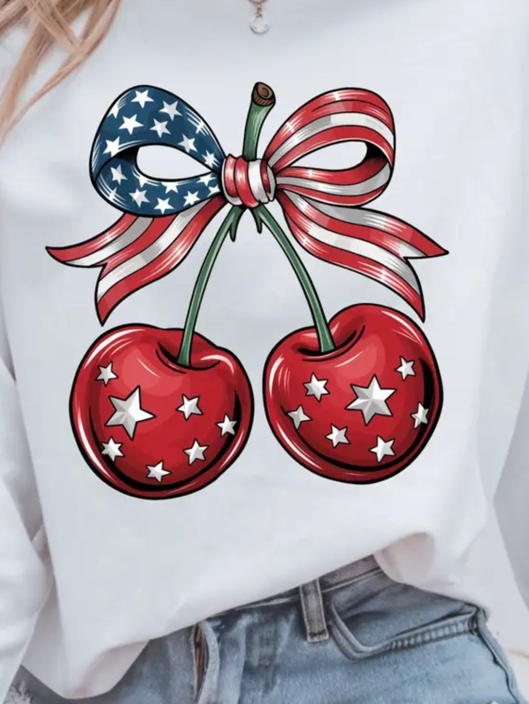 Patriotic Cherries (3 TRANSFERS AVAILABLE FOR THIS PRODUCT) 4/15/26