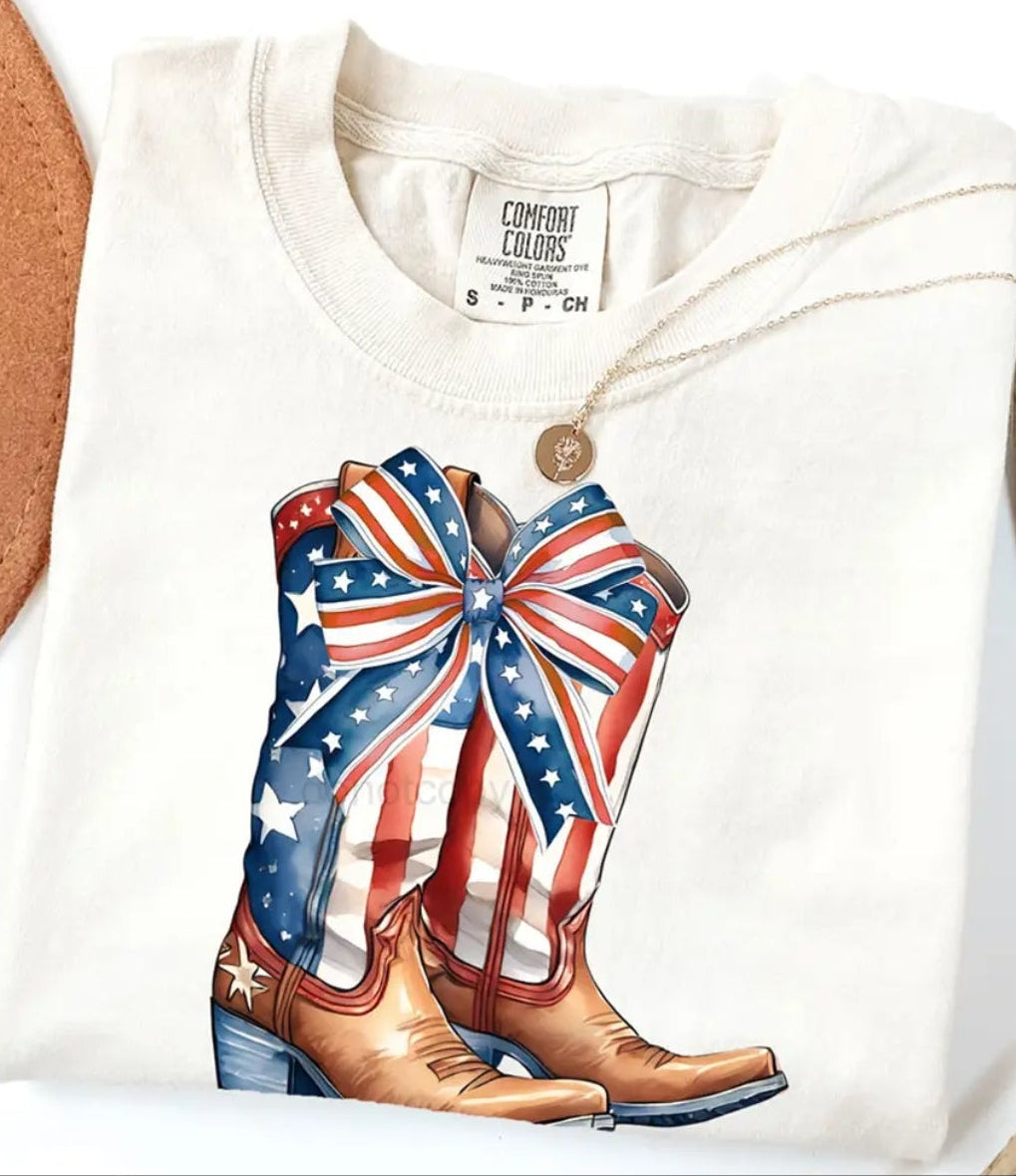 Patriotic Boots (2 TRANSFERS AVAILABLE FOR THIS PRODUCT)