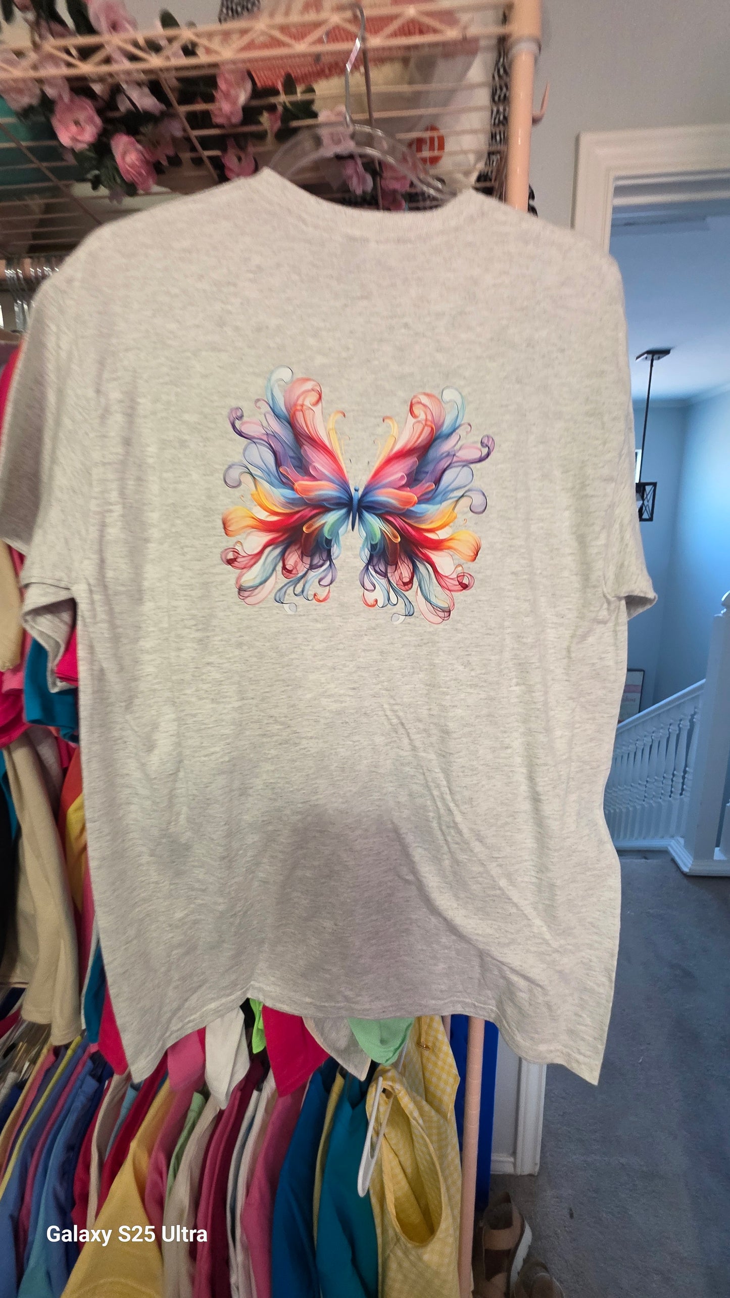 Butterfly Design Pocket & Back