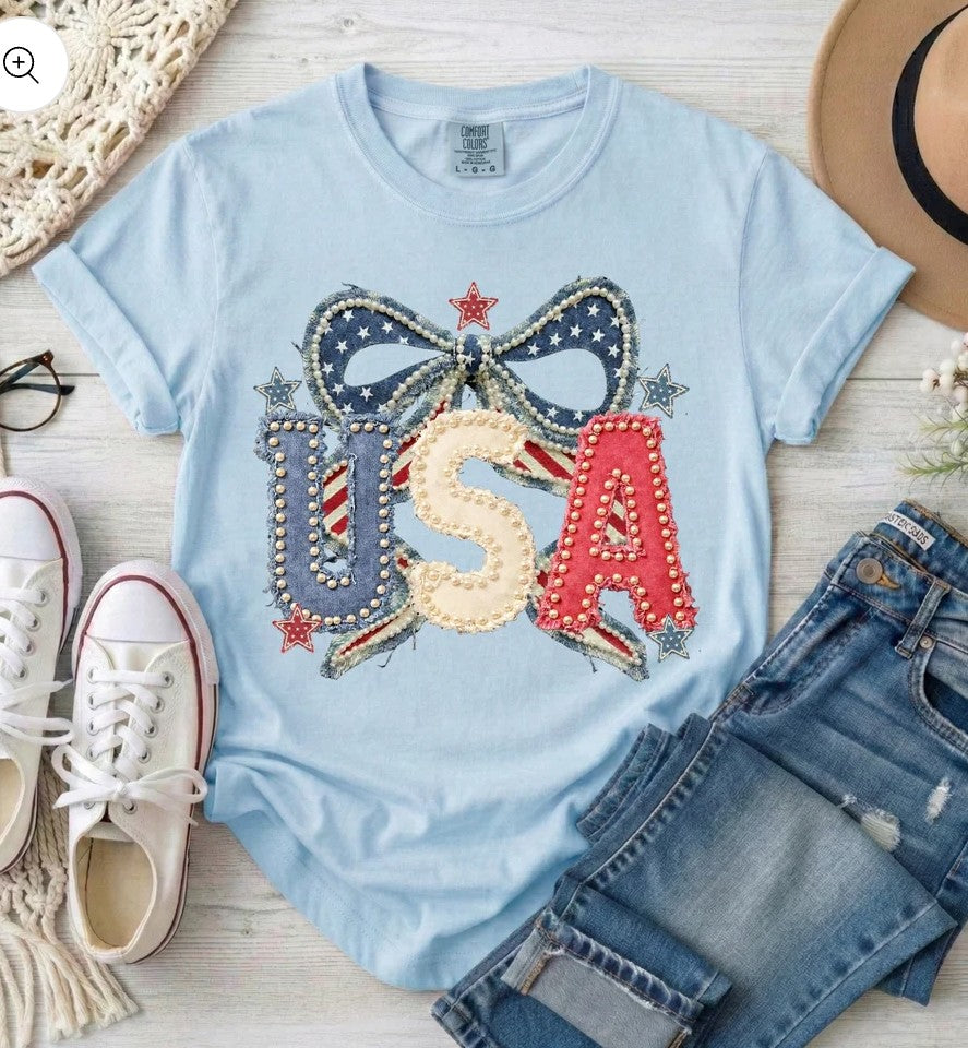 USA with Bow (3 AVAILABLE FOR THIS PRODUCT) 4/15/26