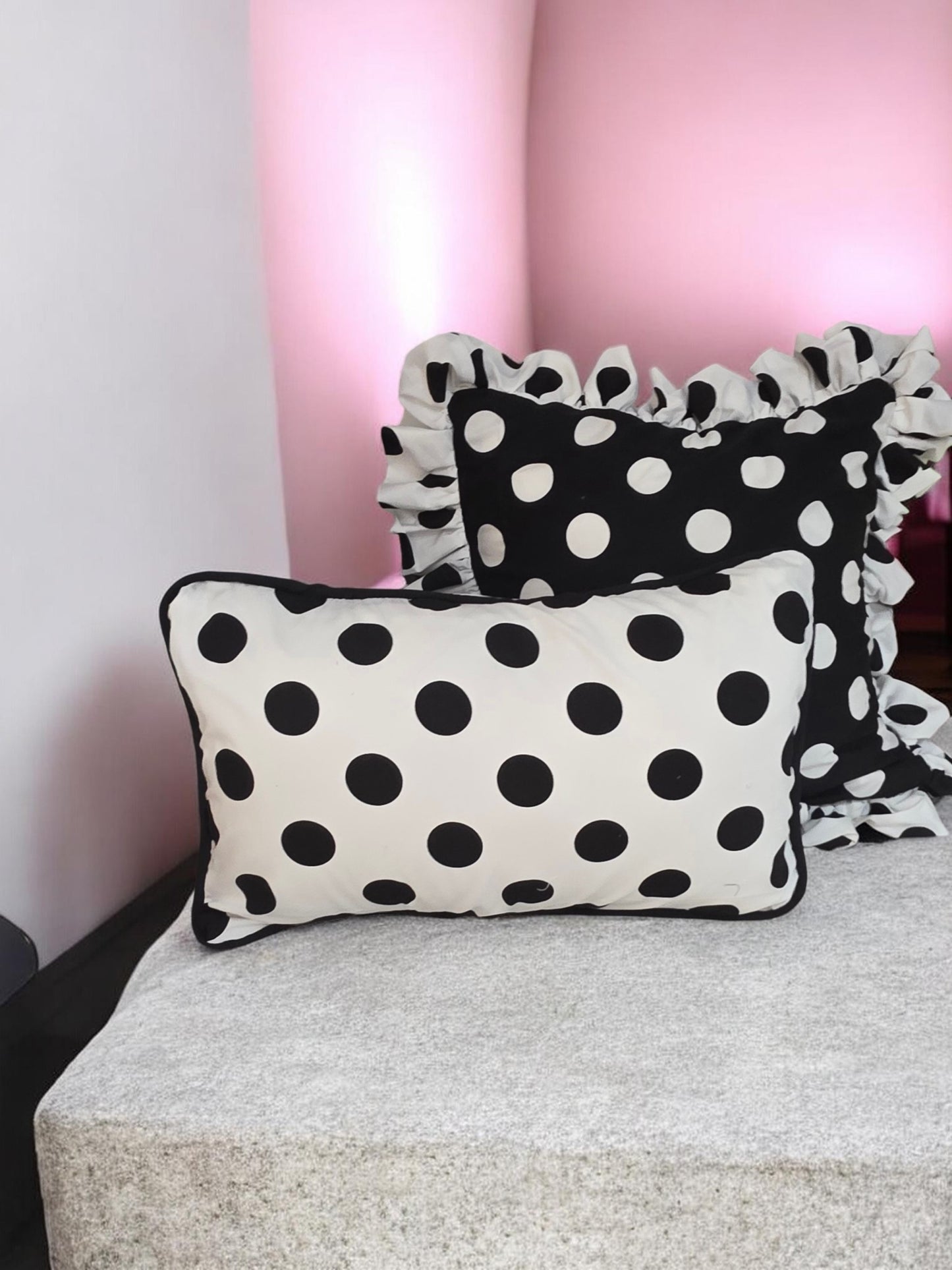Polka Dot Throw Pillows (set)