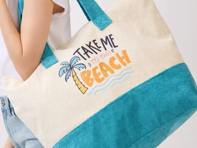 Take Me to the Beach Terry Tote 3/7/26 RTS