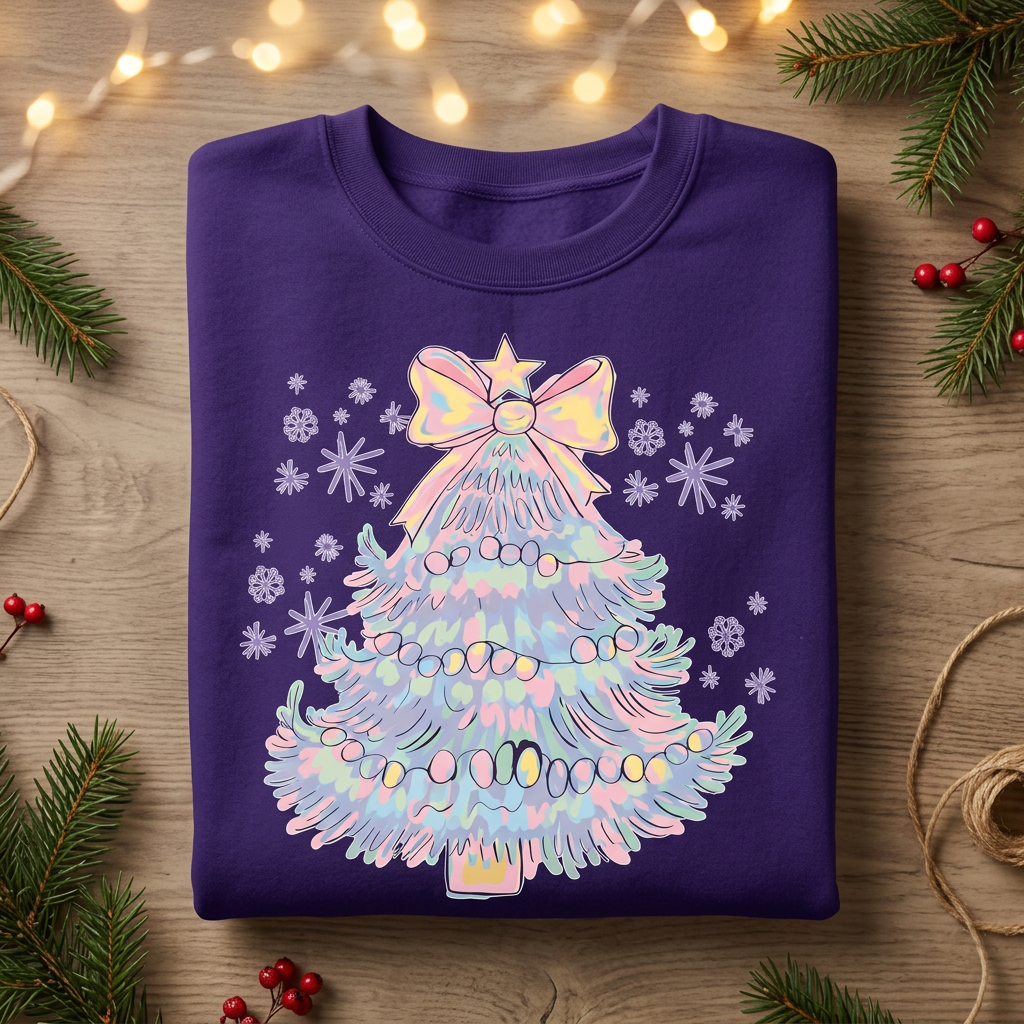 Cute Christmas Tree Crewneck (Ready to Ship)