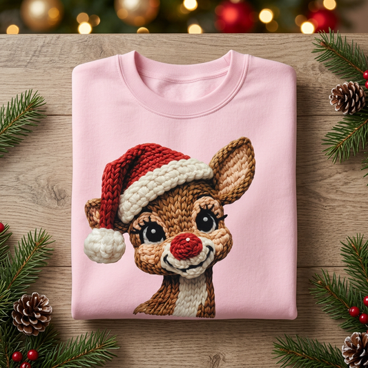 Rudolph the Red Nose Reindeer Crewneck (Ready to Ship)