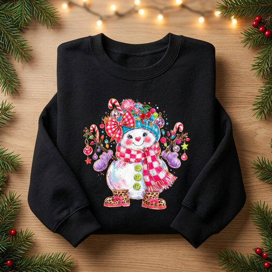 Cute Snowgirl Crewneck (Ready to Ship)