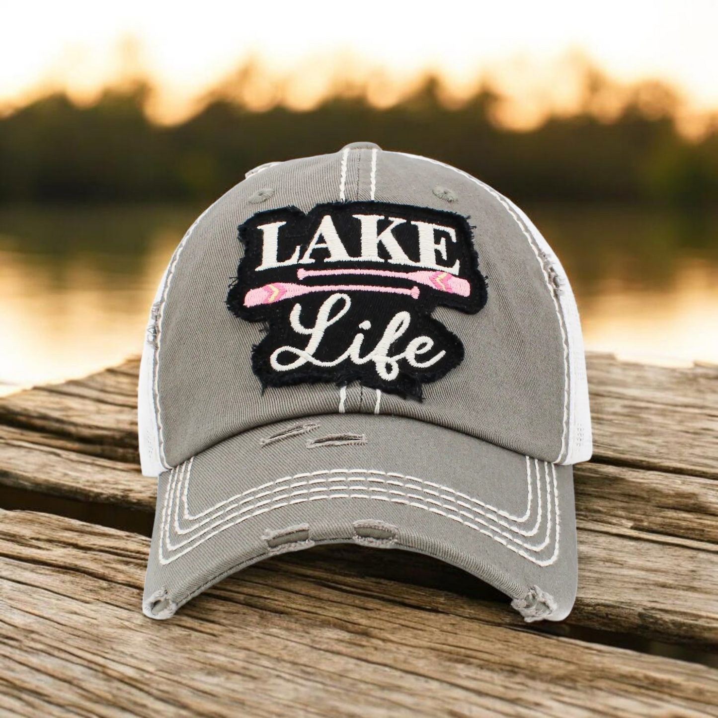 Vintage Lake Life Ballcap image 0