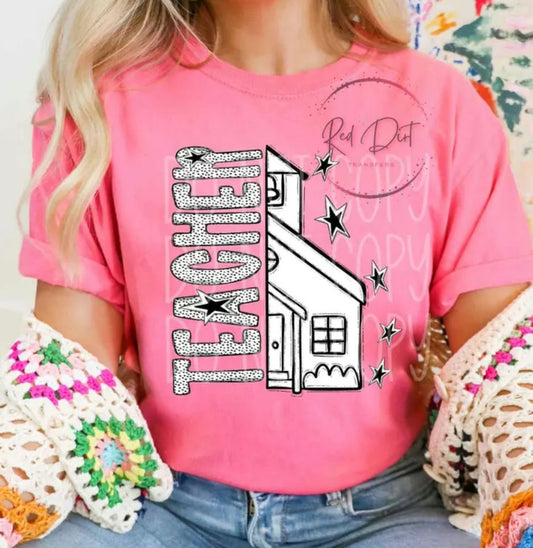 Teacher/School House Design T-Shirt  image 0