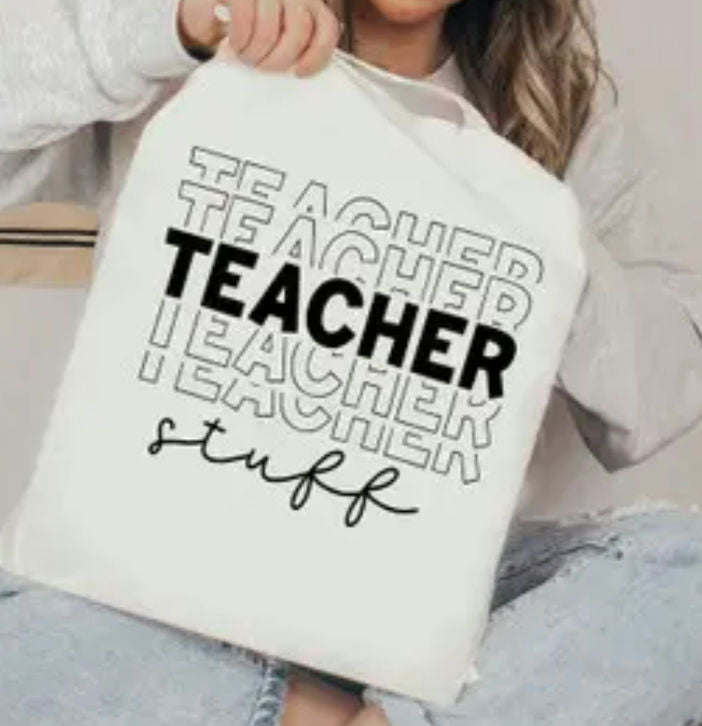 Teacher Stuff (single color) image 0