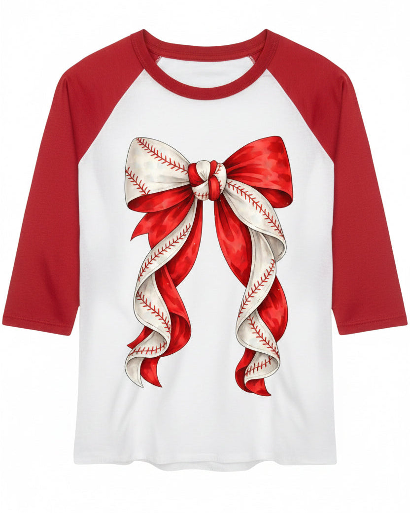 Baseball Bow (3 Transfers available for pressing)