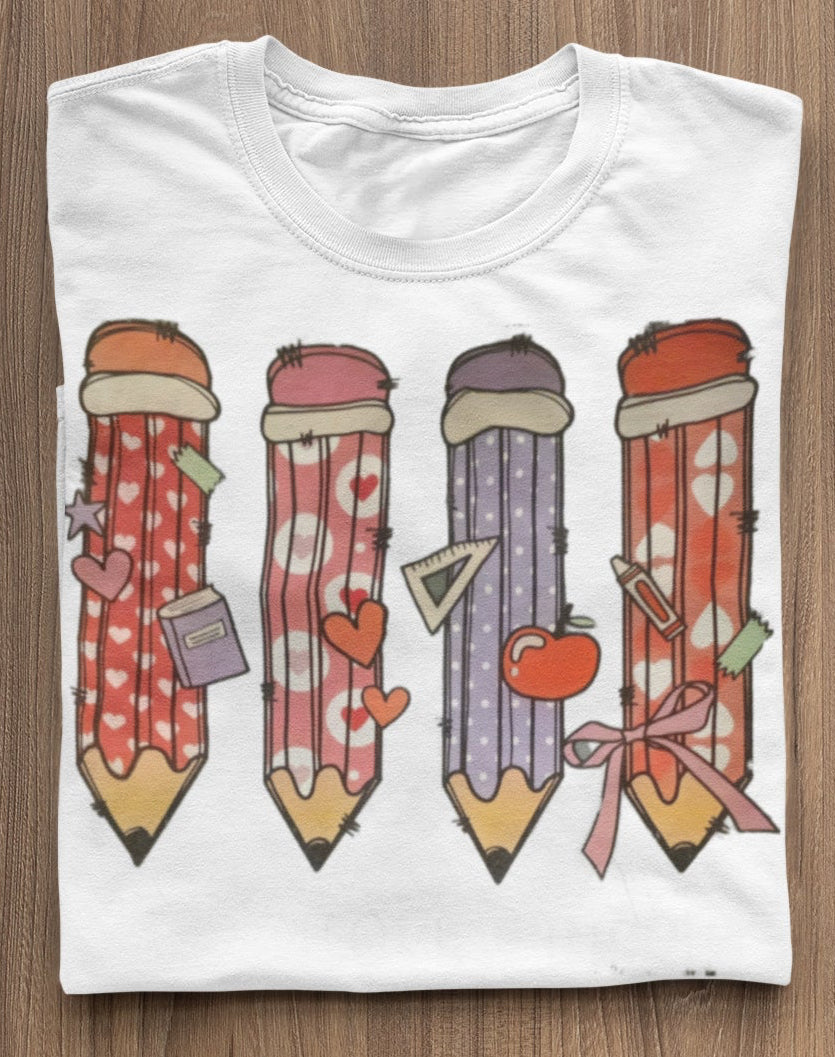 Large Pencils (3 Transfers Available for pressing)