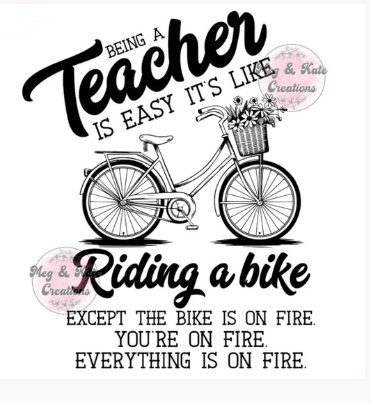 Being a Teacher T-Shirt image 0