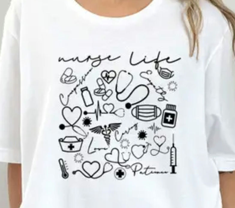 Nurse Life T-Shirt image 0