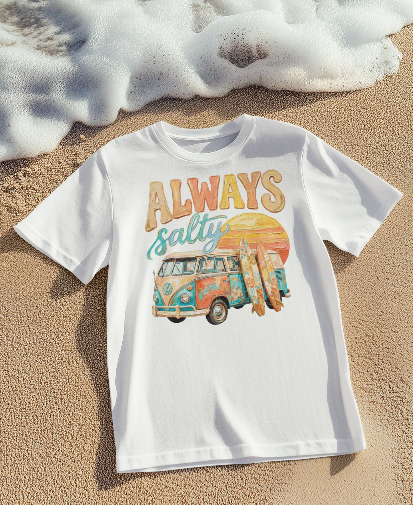 GLITTER ALWAYS SALTY (2 TRANSFERS AVAILABLE FOR PRESSING)