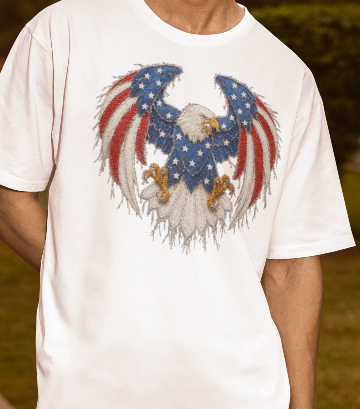 DTF AMERICAN EAGLE PATRIOTIC (2 TRANSFERS AVAILABLE)