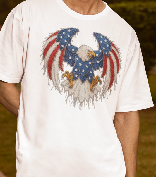 DTF AMERICAN EAGLE PATRIOTIC (2 TRANSFERS AVAILABLE)