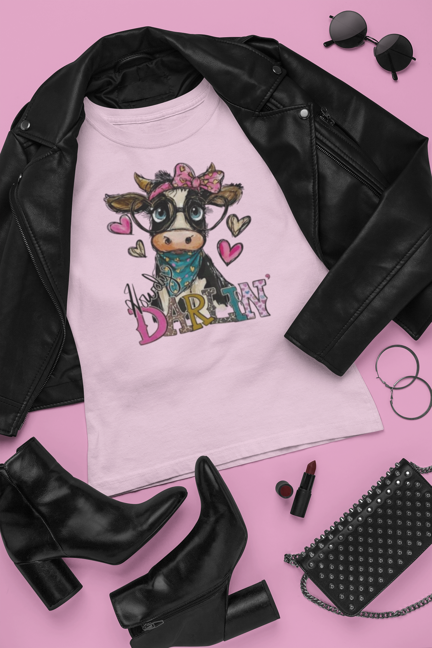 GLITTER HOWDY DARLIN (3 TRANSFERS AVAILABLE FOR THIS PRODUCT)