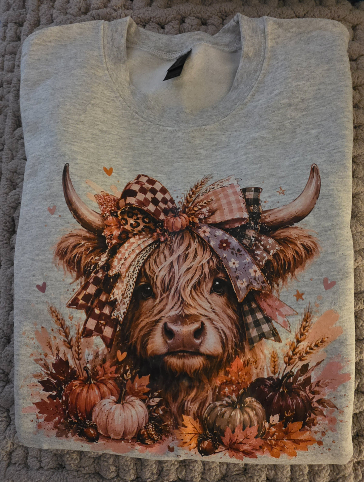 Fall Highland Cow Crewneck