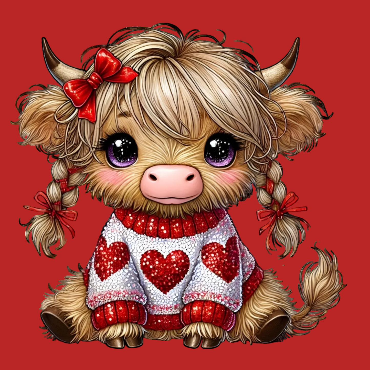 HEART COW (3 TRANSFERS AVAILABLE FOR THIS PRODUCT)