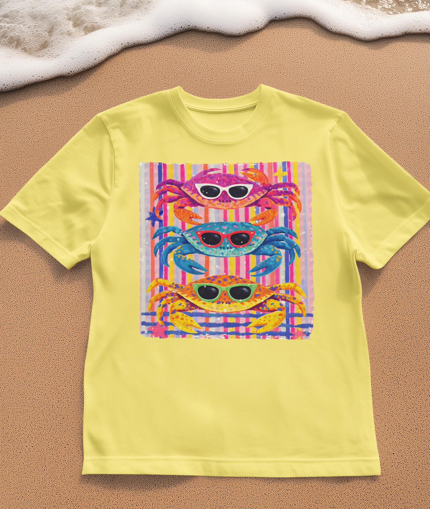 3 GLITTER CRABS (2 TRANSFERS AVAILABLE FOR PRESSING)