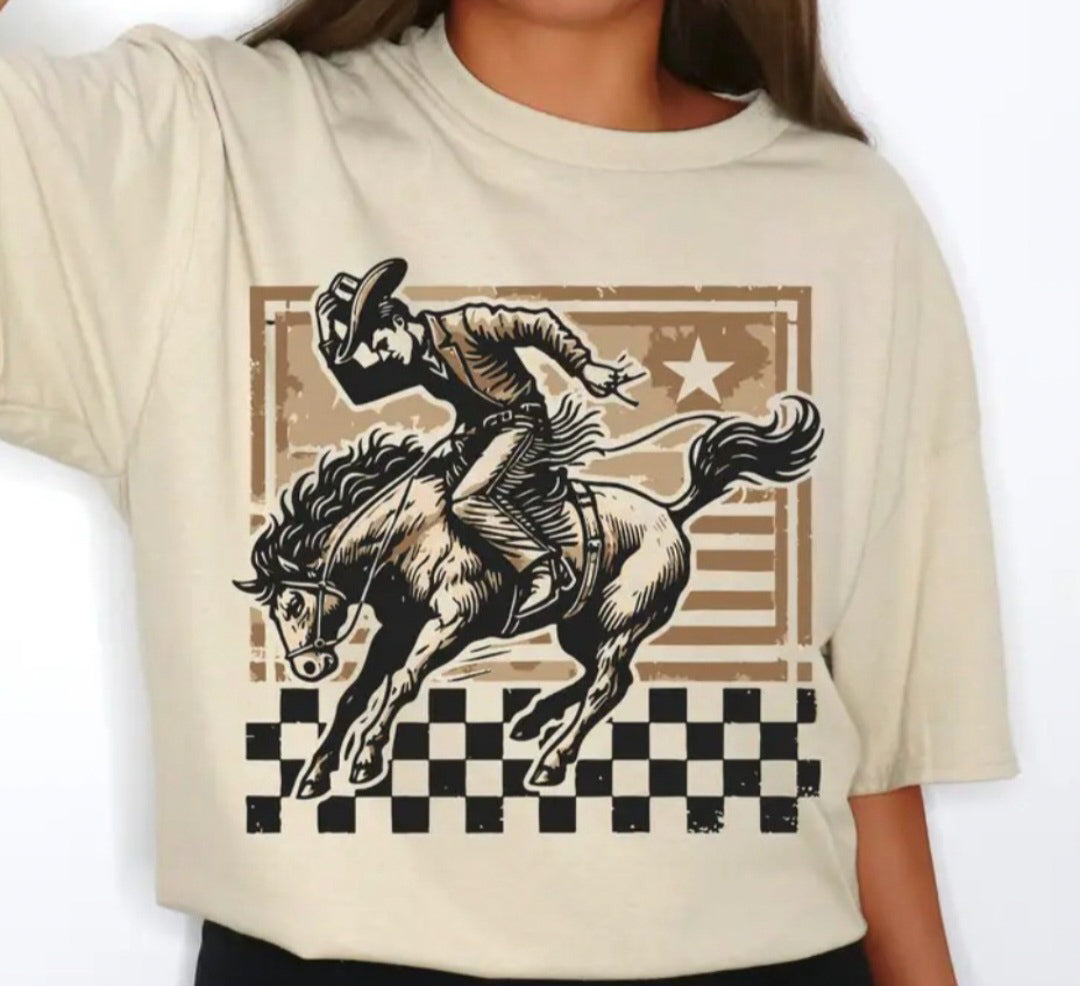 RODEO COWBOY LARGE 12X14 (4 TRANSFERS AVAILABLE FOR THIS PRODCUT)
