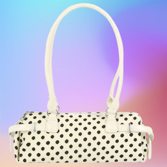 Polka Dot Retro Barrel Bag  03/06/26 RTS