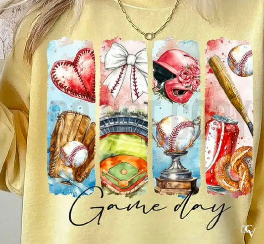 Game Day Baseball Theme (2 Transfers available for pressing)