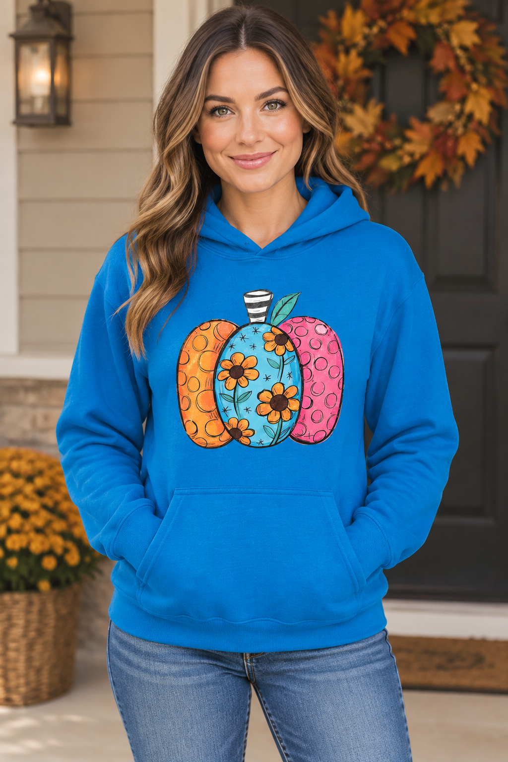 Colorful Fall Pumpkin hoodie