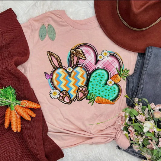 Easter Bunny Ears & Hearts image 0