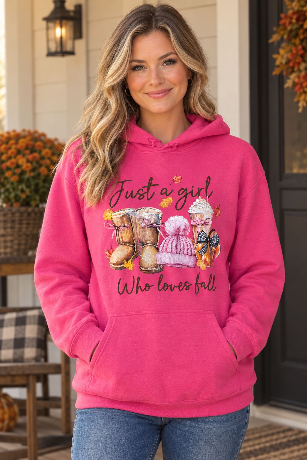 Just a Girl Who Loves Fall hoodie