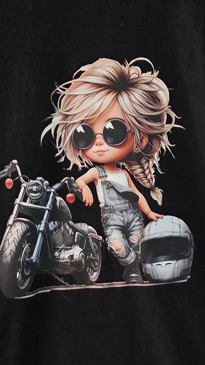 Cool Motorcycle Girl