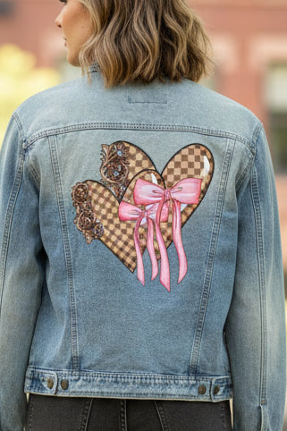 Hearts and Bows Jean Jacket