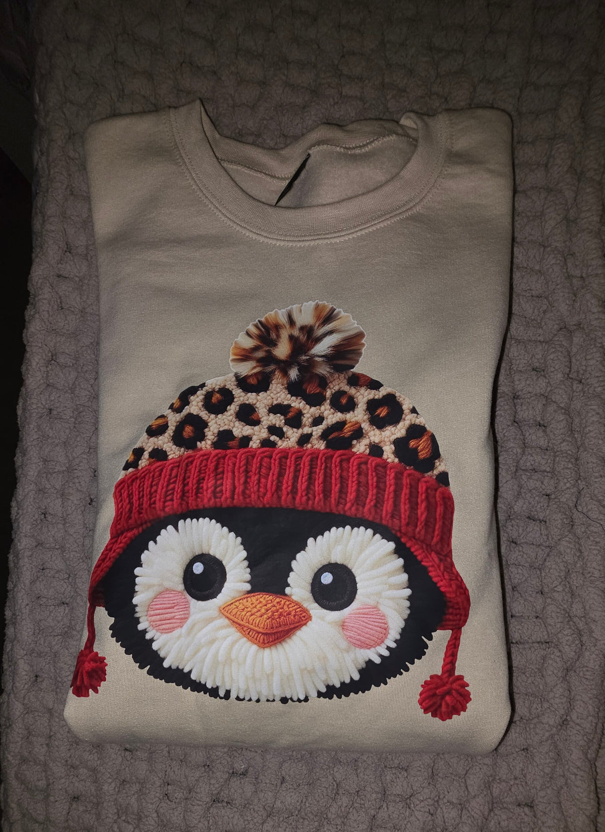 Fun Fall Penguin Crewneck