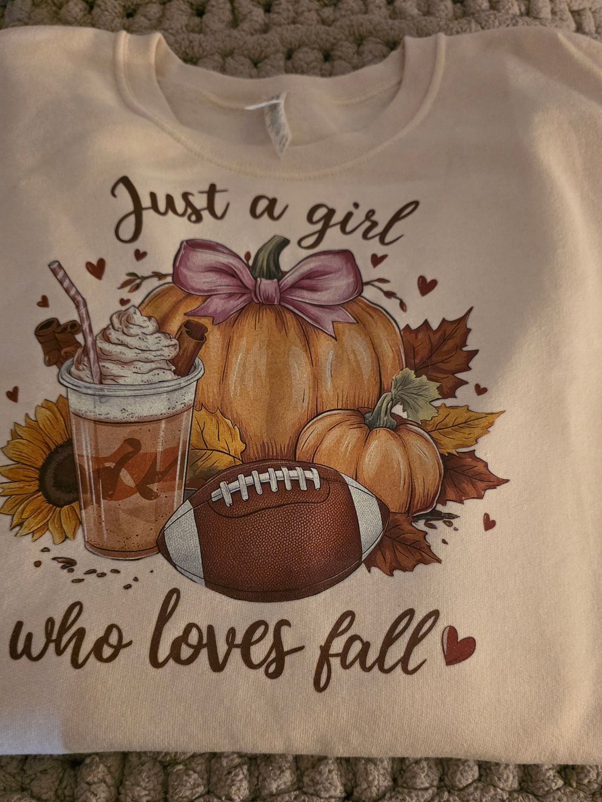 Just A Girl Who Loves Fall Crewneck