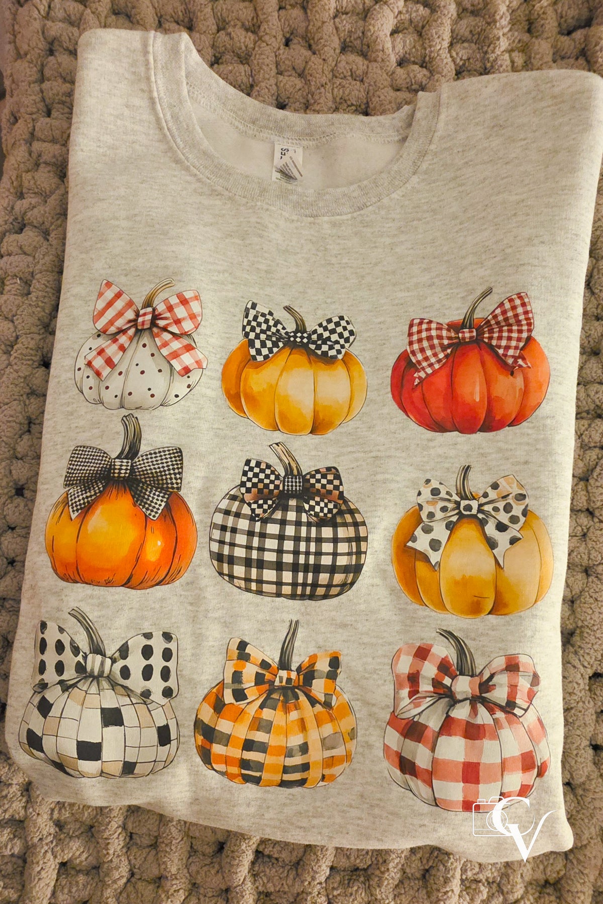 Multiple Pumpkins Design Crewneck