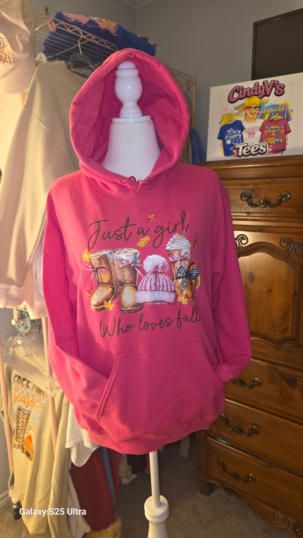 Just a Girl Who Loves Fall Hoodie