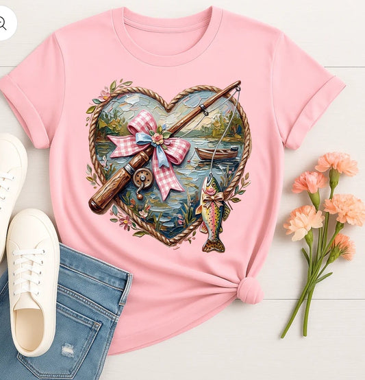 Fishing Heart (3 TRANSFERS AVAILABLE FOR THIS PRODUCT) 4/9/26 RTS
