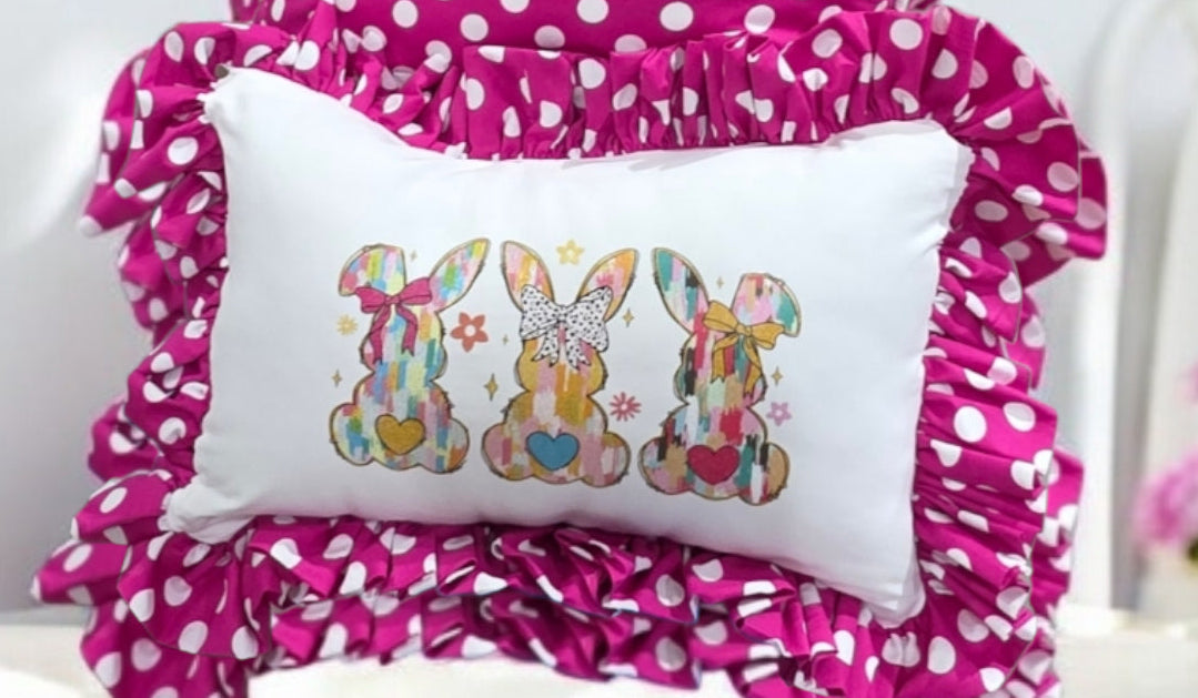 Rabbit Throw Pillow