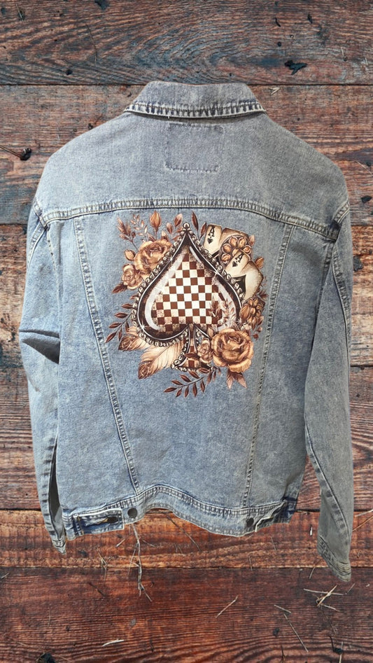 Ace Of Spades Jean Jacket