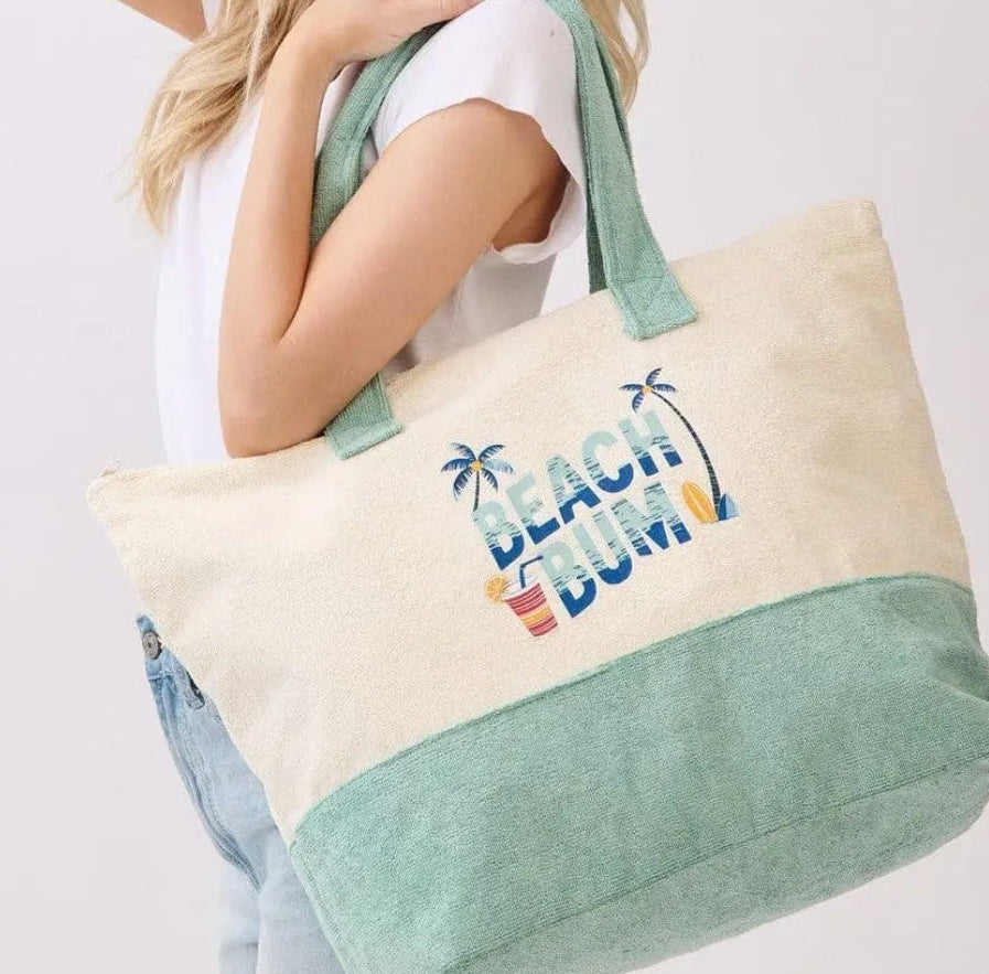 Beach Bum Terry Tote (2 Left)   RTS