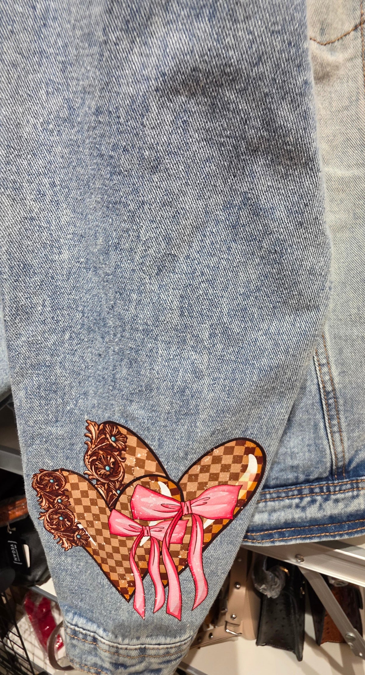 Hearts and Bows Jean Jacket