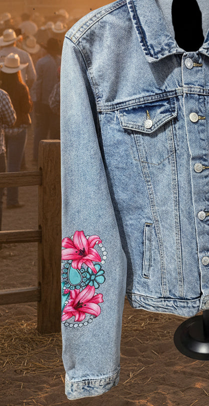 Boujee Cowgirl Jean Jacket
