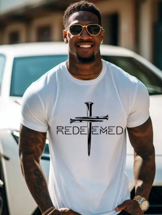 Redeemed Nail Cross (2 Transfers available for pressing)