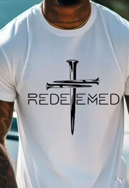 Redeemed Nail Cross (2 Transfers available for pressing)