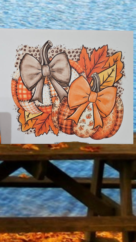 Pumpkins and Bows