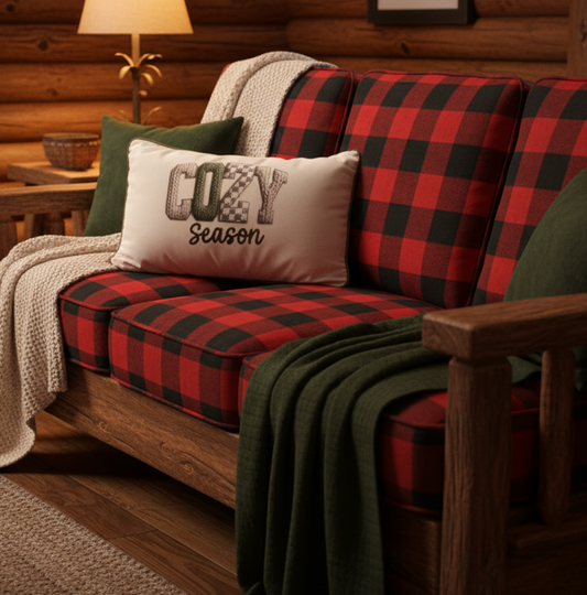 Cozy Season Throw Pillow