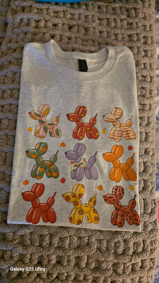 Fall Balloon Dogs